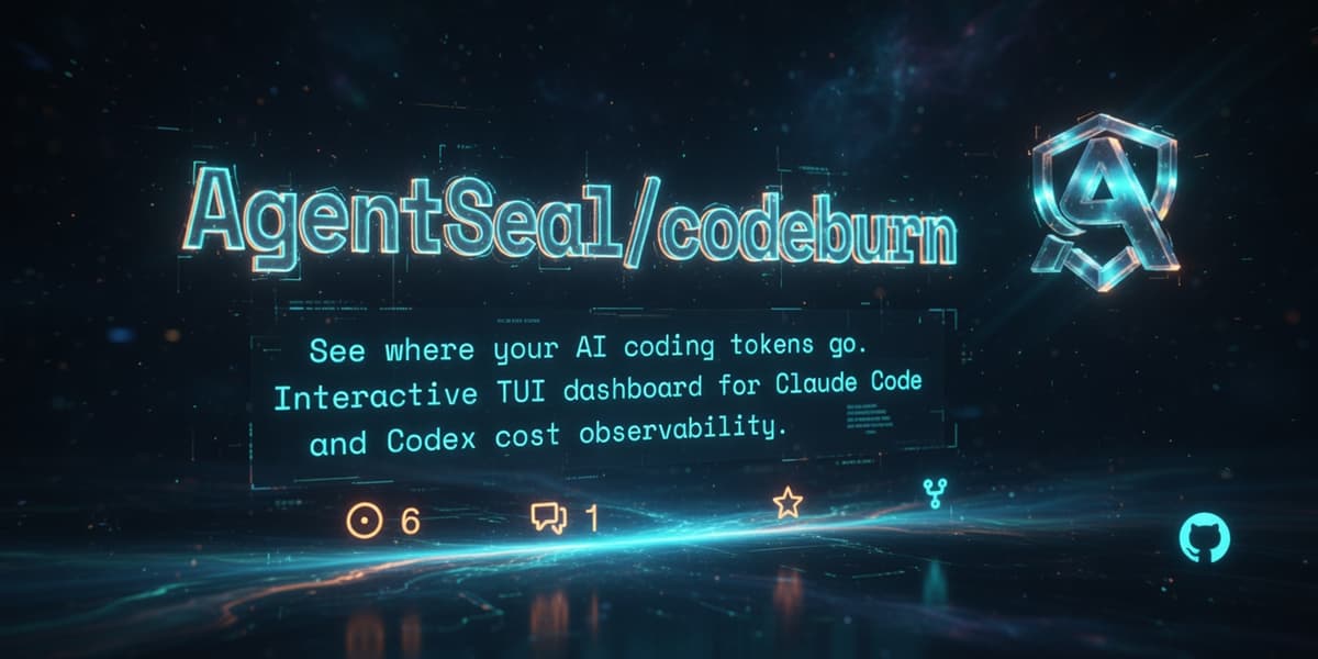 GitHub's CodeBurn: Track AI Coding Tokens with Dashboard